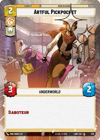 Artful Pickpocket (720) (Hyperspace Foil) (720) [A Lawless Time] - The Mythic Store | 24h Order Processing