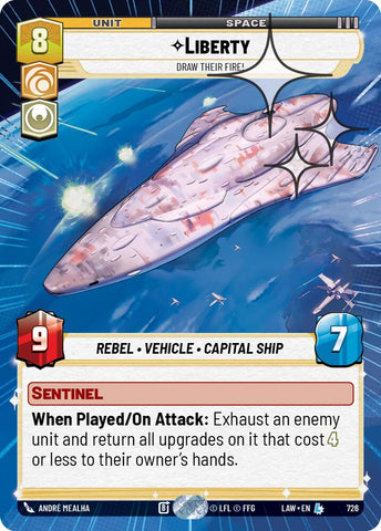 Liberty - Draw Their Fire! (726) (Hyperspace Foil) (726) [A Lawless Time] - The Mythic Store | 24h Order Processing