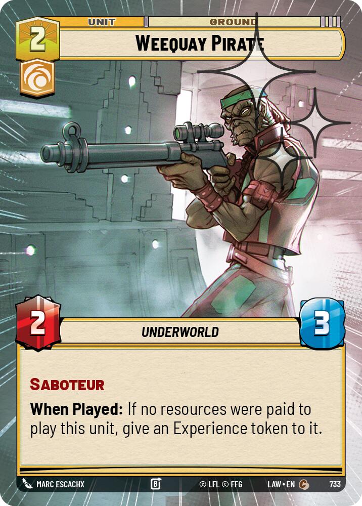 Weequay Pirate (733) (Hyperspace Foil) (733) [A Lawless Time] - The Mythic Store | 24h Order Processing