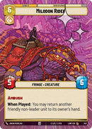 Milodon Rider (742) (Hyperspace Foil) (742) [A Lawless Time] - The Mythic Store | 24h Order Processing