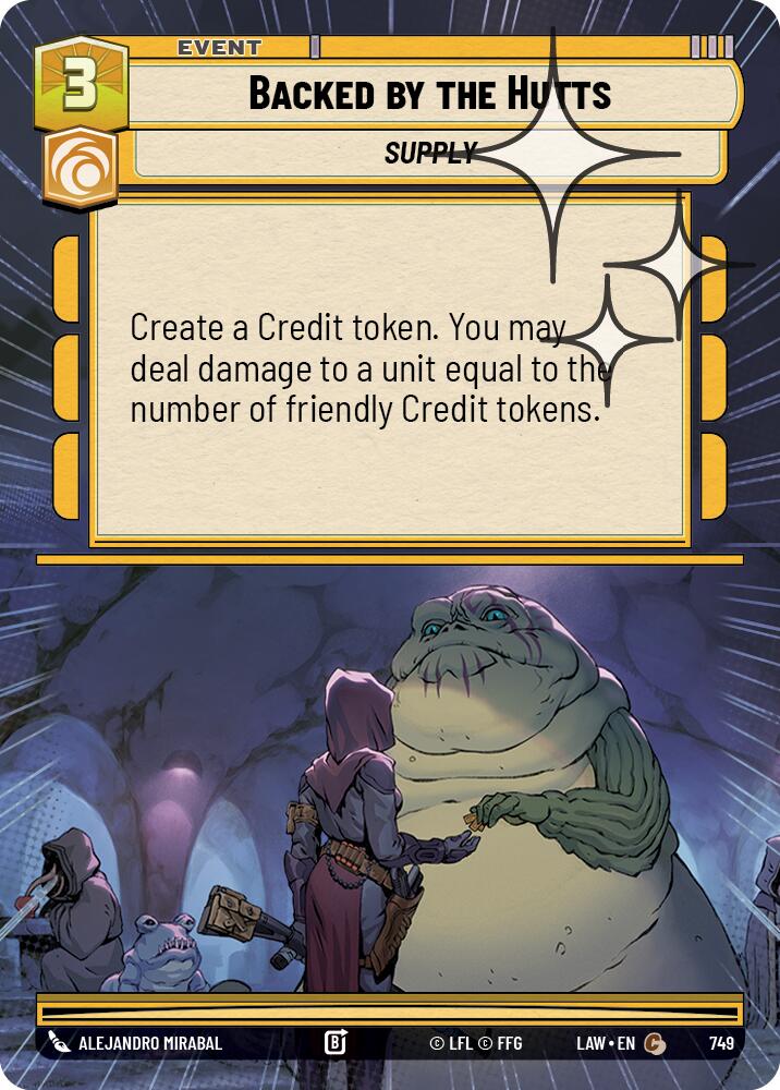 Backed by the Hutts (749) (Hyperspace Foil) (749) [A Lawless Time] - The Mythic Store | 24h Order Processing