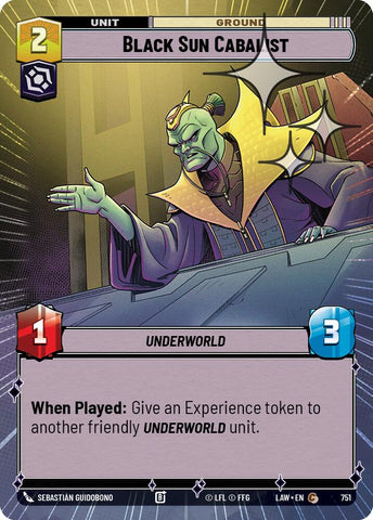 Black Sun Cabalist (751) (Hyperspace Foil) (751) [A Lawless Time] - The Mythic Store | 24h Order Processing