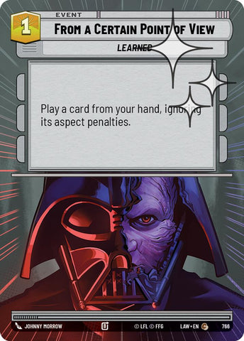 From a Certain Point of View (766) (Hyperspace Foil) (766) [A Lawless Time] - The Mythic Store | 24h Order Processing
