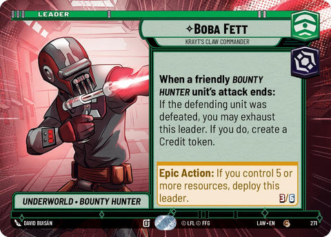 Boba Fett - Krayt's Claw Commander (Hyperspace) (271) (271) [A Lawless Time] - The Mythic Store | 24h Order Processing