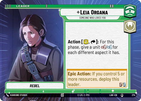Leia Organa - Someone Who Loves You (Hyperspace) (274) (274) [A Lawless Time] - The Mythic Store | 24h Order Processing