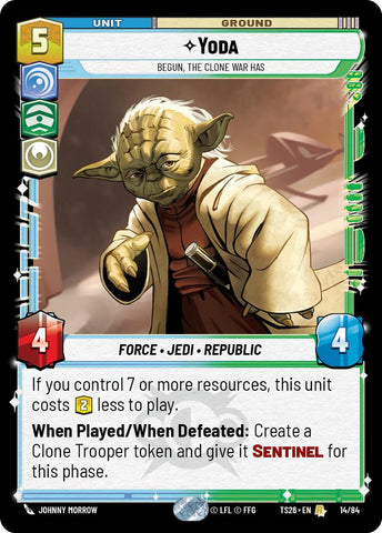 Yoda - Begun, the Clone War Has (14/84) (14/84) [Twin Suns] - The Mythic Store | 24h Order Processing