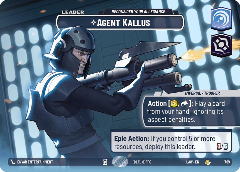 Agent Kallus - Reconsider Your Allegiance (Showcase) (769) (769) [A Lawless Time] - The Mythic Store | 24h Order Processing