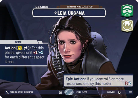 Leia Organa - Someone Who Loves You (Showcase) (776) (776) [A Lawless Time] - The Mythic Store | 24h Order Processing