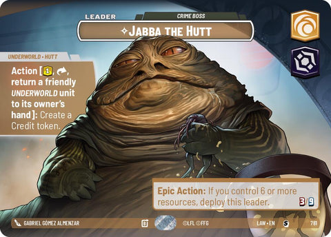 Jabba the Hutt - Crime Boss (Showcase) (781) (781) [A Lawless Time] - The Mythic Store | 24h Order Processing