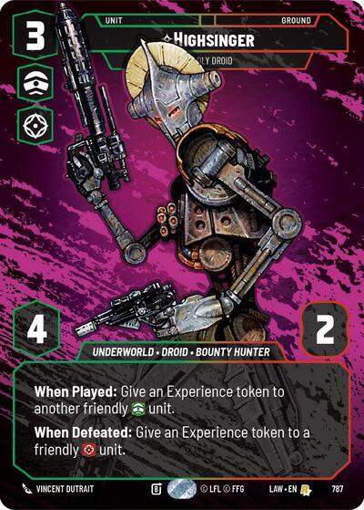 Highsinger - Deadly Droid (Prestige) (787) (787) [A Lawless Time] - The Mythic Store | 24h Order Processing
