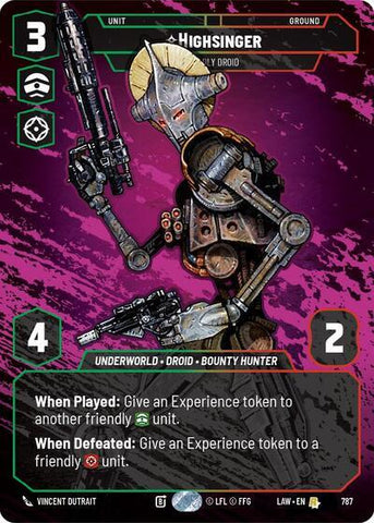 Highsinger - Deadly Droid (Prestige) (787) (787) [A Lawless Time] - The Mythic Store | 24h Order Processing