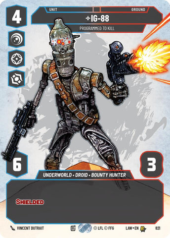 IG-88 - Programmed to Kill (Prestige) (821) (821) [A Lawless Time] - The Mythic Store | 24h Order Processing