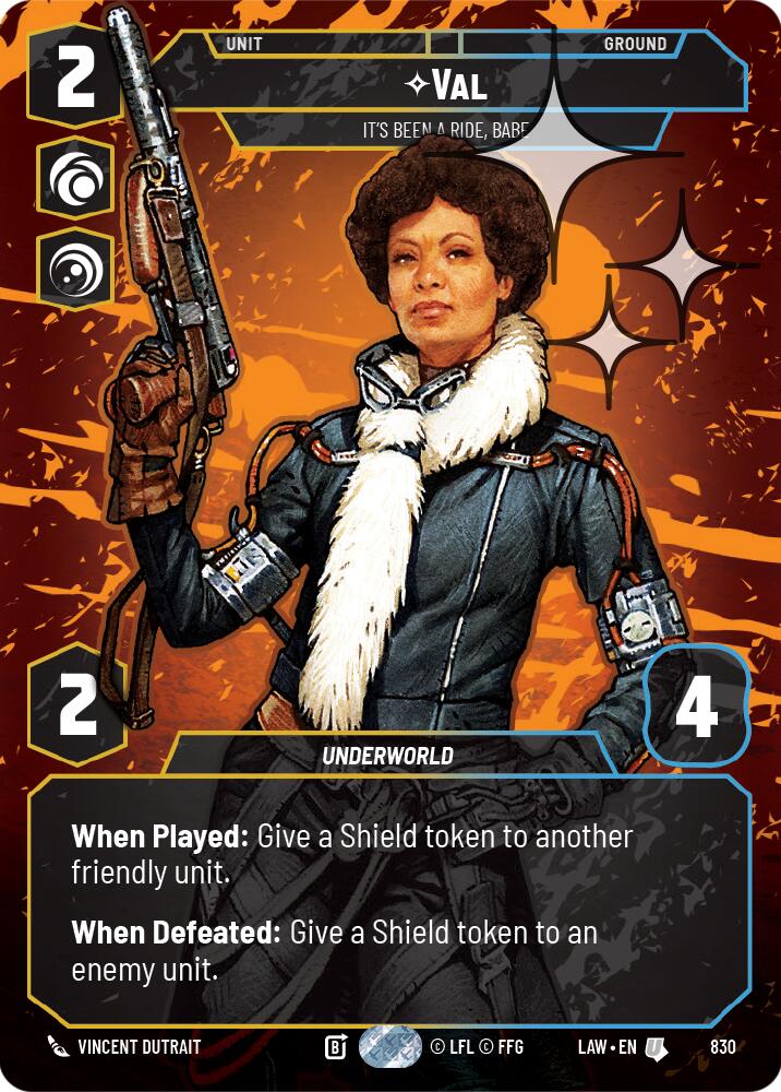 Val - It's Been a Ride, Babe (Prestige Foil) (830) (830) [A Lawless Time] - The Mythic Store | 24h Order Processing