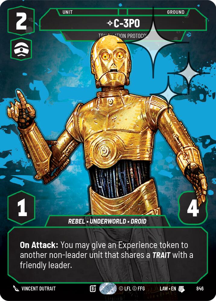 C-3PO - Translation Protocol (Prestige Foil) (846) (846) [A Lawless Time] - The Mythic Store | 24h Order Processing