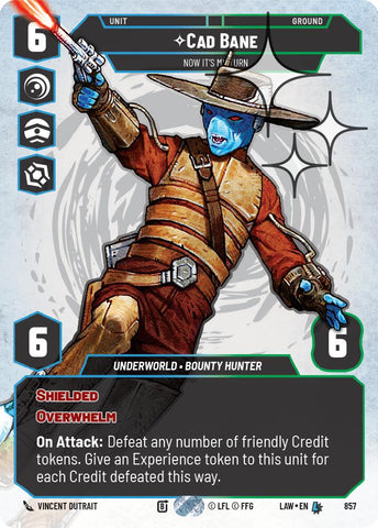 Cad Bane - Now It's My Turn (Prestige Foil) (857) (857) [A Lawless Time] - The Mythic Store | 24h Order Processing