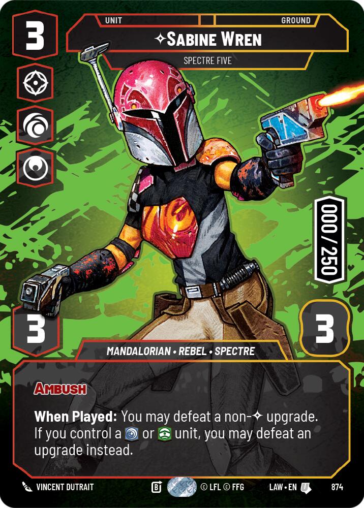 Sabine Wren - Spectre Five (Serialized) (874) (874) [A Lawless Time] - The Mythic Store | 24h Order Processing