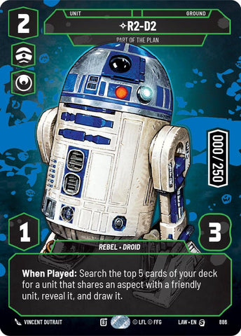 R2-D2 - Part of the Plan (Serialized) (886) (886) [A Lawless Time] - The Mythic Store | 24h Order Processing