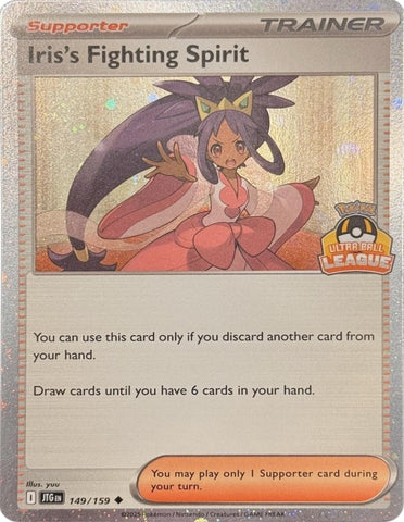 Iris's Fighting Spirit (149/159) (Ultra Ball League) [League & Championship Cards] - The Mythic Store | 24h Order Processing