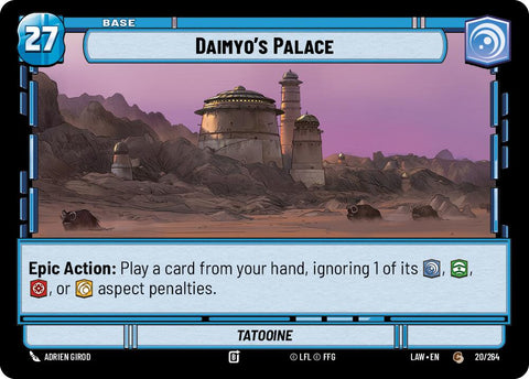 Daimyo's Palace // Shield (20 // T03) (20 // T03) [A Lawless Time] - The Mythic Store | 24h Order Processing