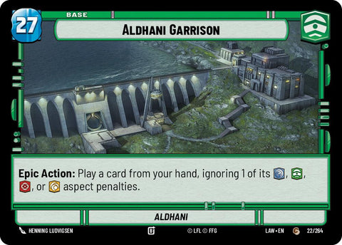 Aldhani Garrison // Shield (22 // T03) (22 // T03) [A Lawless Time] - The Mythic Store | 24h Order Processing