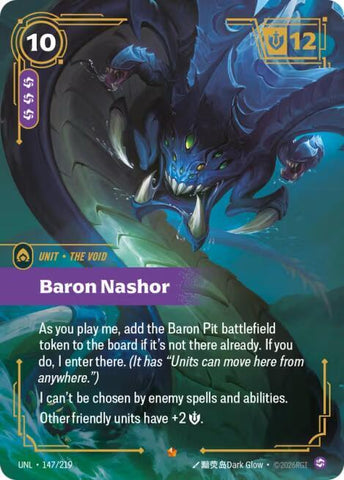 Baron Nashor (147/219) [Unleashed] - The Mythic Store | 24h Order Processing