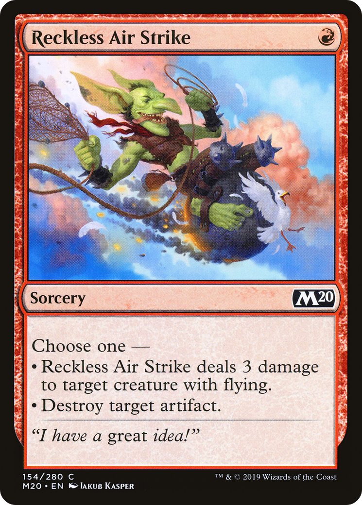 Reckless Air Strike [Core Set 2020] - The Mythic Store | 24h Order Processing