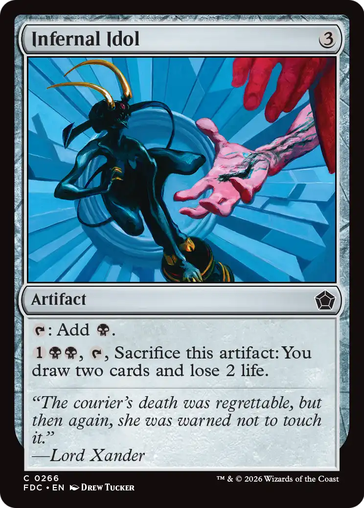 Infernal Idol [Foundations Commander] - The Mythic Store | 24h Order Processing