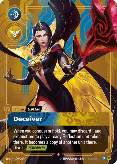 LeBlanc - Deceiver (199/219) [Unleashed] - The Mythic Store | 24h Order Processing
