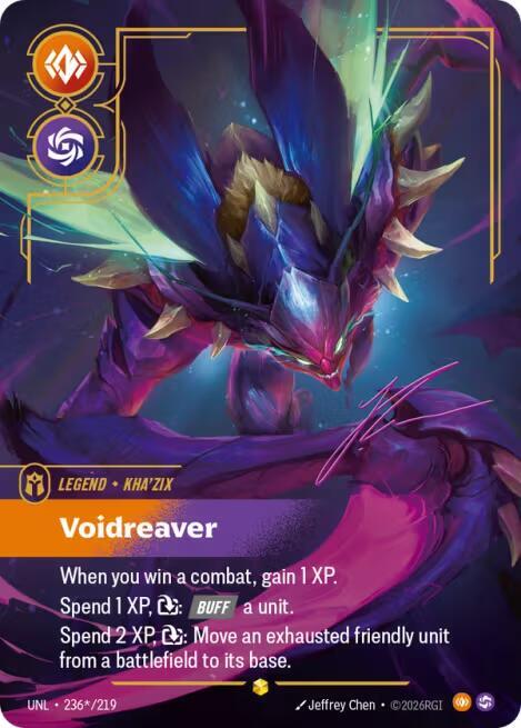 Kha'Zix - Voidreaver (Signature) (236*/219) [Unleashed] - The Mythic Store | 24h Order Processing