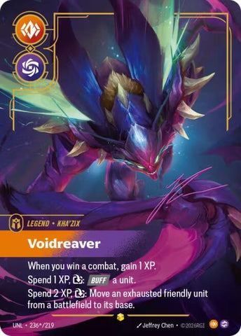 Kha'Zix - Voidreaver (Signature) (236*/219) [Unleashed] - The Mythic Store | 24h Order Processing