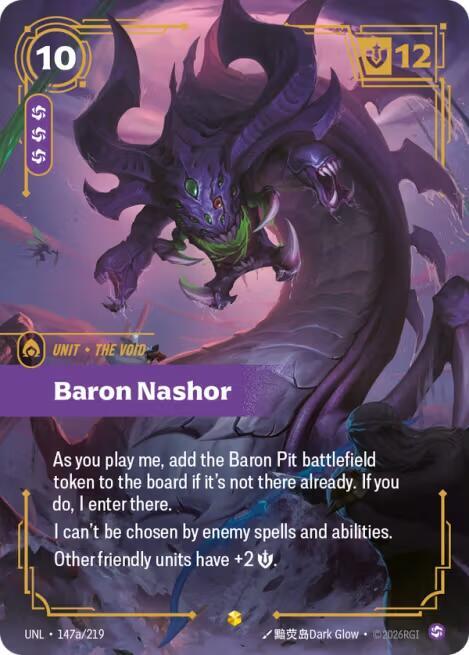 Baron Nashor (Alternate Art) (147a/219) [Unleashed] - The Mythic Store | 24h Order Processing