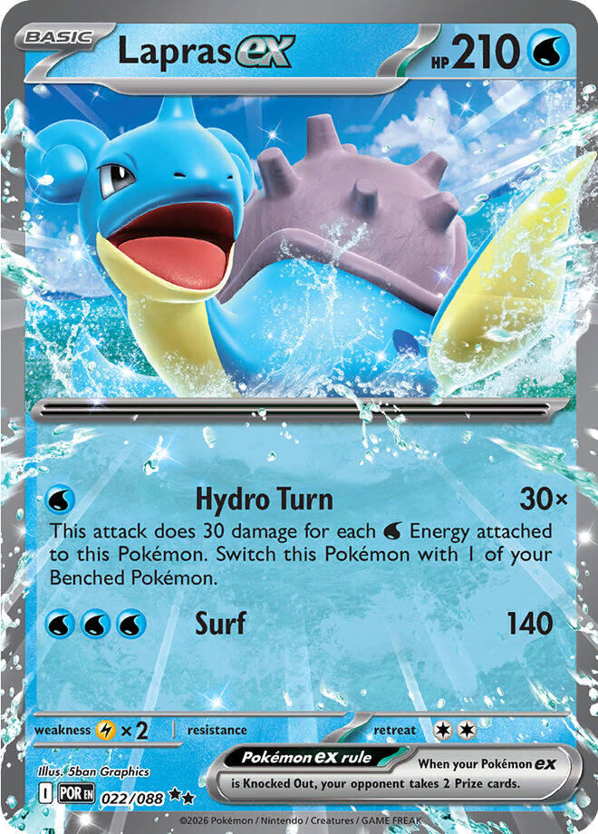 Lapras ex (022/088) [Mega Evolution: Perfect Order] - The Mythic Store | 24h Order Processing