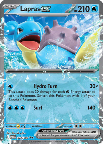 Lapras ex (022/088) [Mega Evolution: Perfect Order] - The Mythic Store | 24h Order Processing