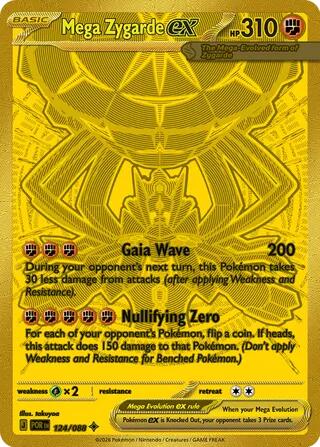 Mega Zygarde ex (124/088) [Mega Evolution: Perfect Order] - The Mythic Store | 24h Order Processing