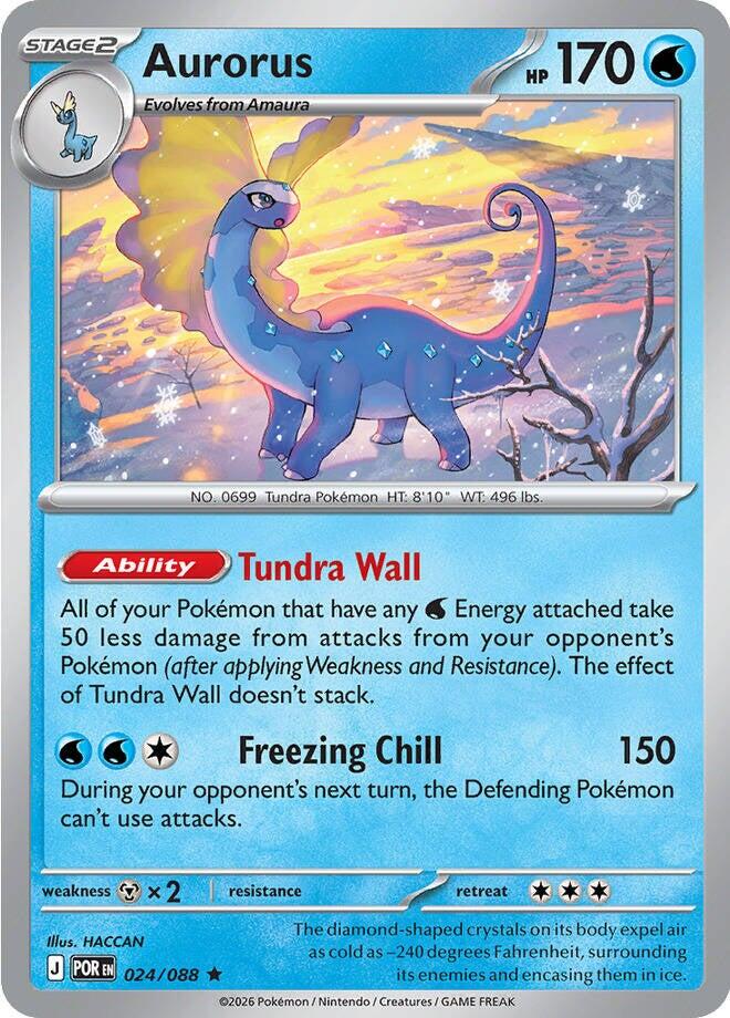 Aurorus (024/088) [Mega Evolution: Perfect Order] - The Mythic Store | 24h Order Processing
