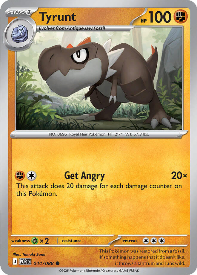 Tyrunt (044/088) [Mega Evolution: Perfect Order] - The Mythic Store | 24h Order Processing