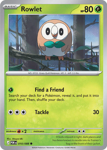 Rowlet (010/088) [Mega Evolution: Perfect Order] - The Mythic Store | 24h Order Processing