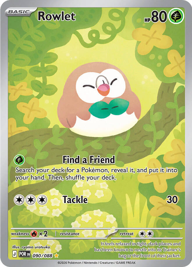 Rowlet (090/088) [Mega Evolution: Perfect Order] - The Mythic Store | 24h Order Processing