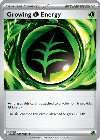 Growing Grass Energy (086/088) (Deck Exclusive) [Mega Evolution: Perfect Order] - The Mythic Store | 24h Order Processing