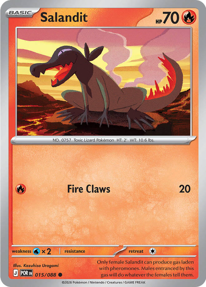 Salandit (015/088) [Mega Evolution: Perfect Order] - The Mythic Store | 24h Order Processing