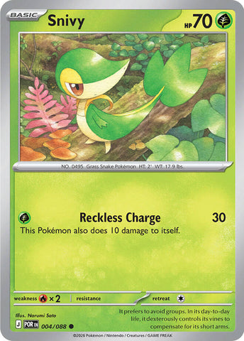 Snivy (004/088) [Mega Evolution: Perfect Order] - The Mythic Store | 24h Order Processing