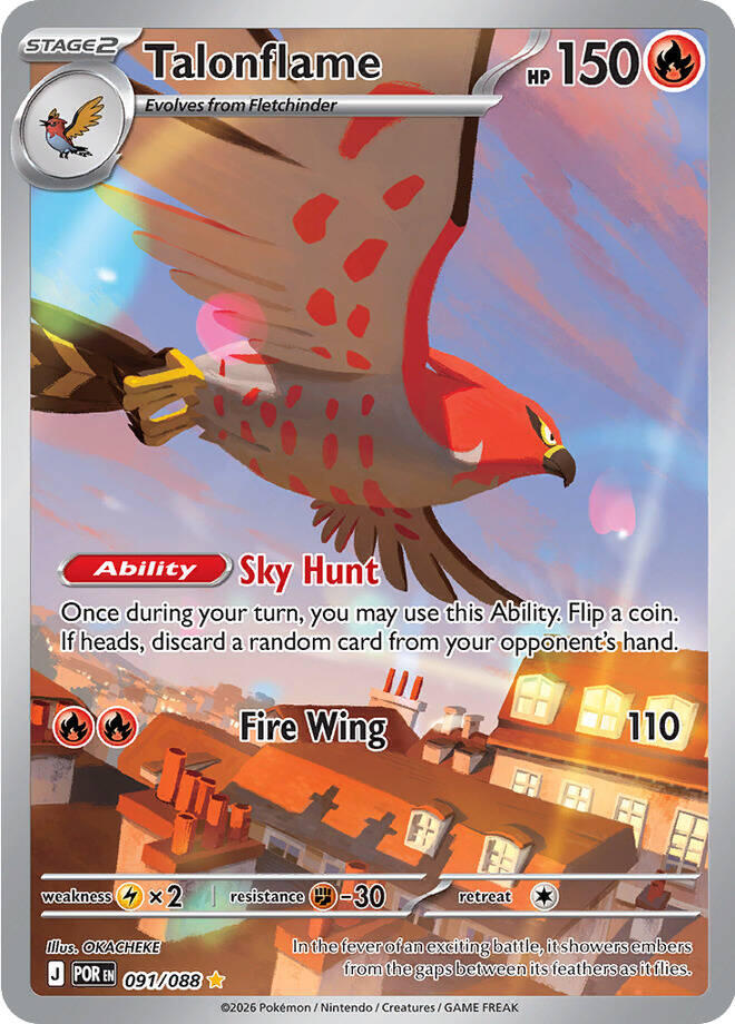 Talonflame (091/088) [Mega Evolution: Perfect Order] - The Mythic Store | 24h Order Processing