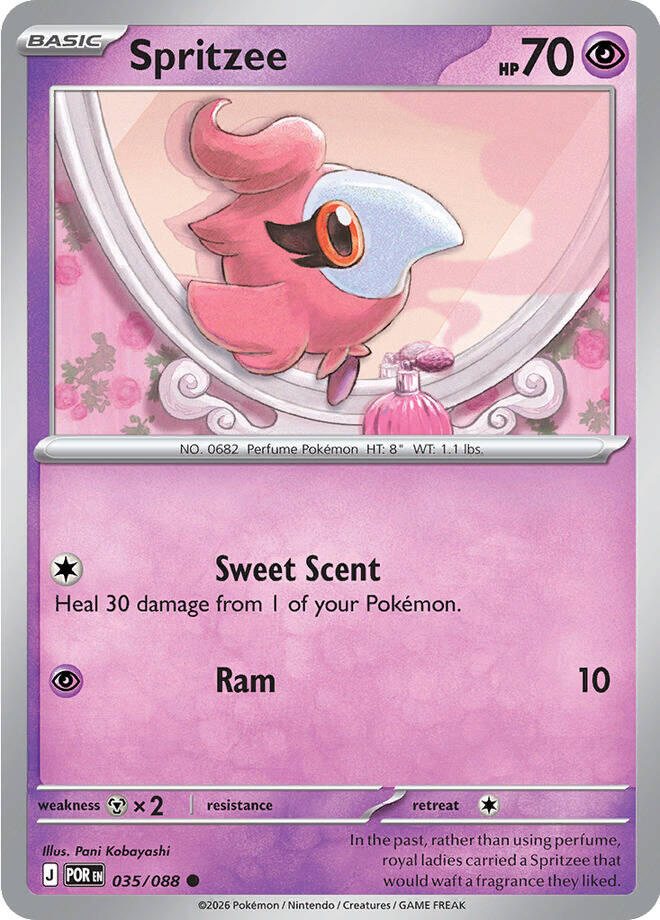 Spritzee (035/088) [Mega Evolution: Perfect Order] - The Mythic Store | 24h Order Processing