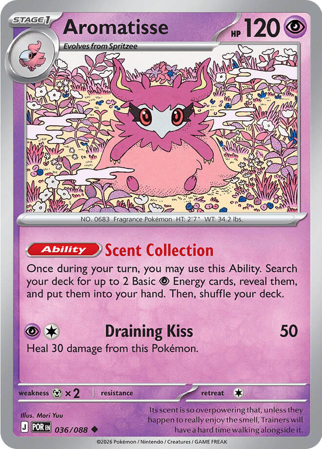Aromatisse (036/088) [Mega Evolution: Perfect Order] - The Mythic Store | 24h Order Processing