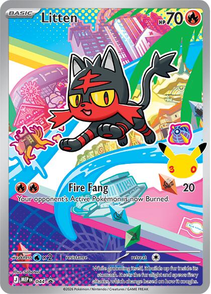 Litten (044) [Mega Evolution Promo] - The Mythic Store | 24h Order Processing