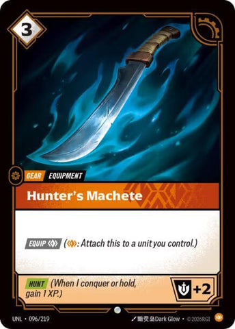 Hunter's Machete (096/219) [Unleashed] - The Mythic Store | 24h Order Processing