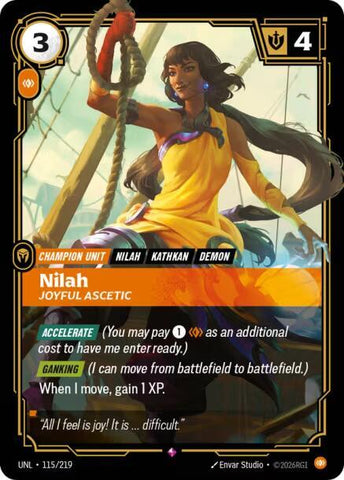 Nilah - Joyful Ascetic (115/219) [Unleashed] - The Mythic Store | 24h Order Processing