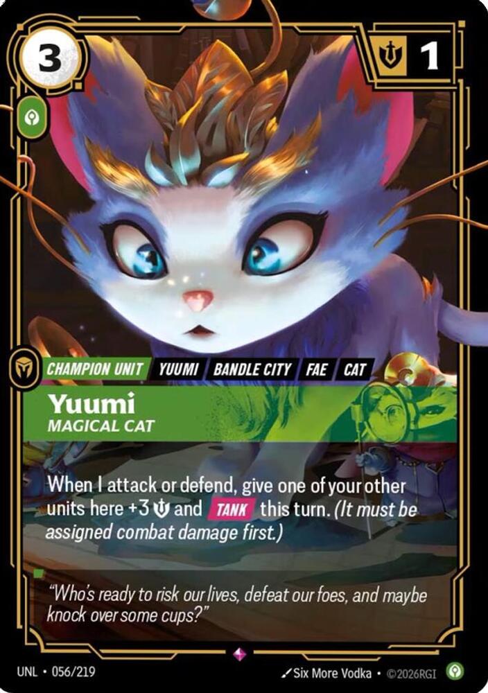 Yuumi - Magical Cat (056/219) [Unleashed] - The Mythic Store | 24h Order Processing
