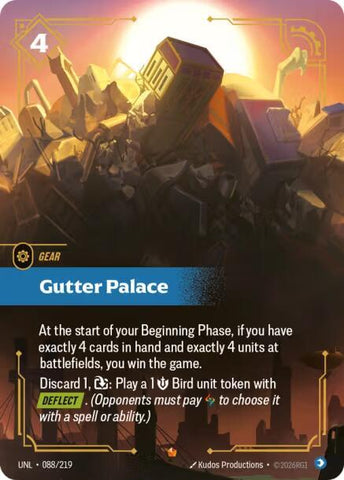 Gutter Palace (088/219) [Unleashed] - The Mythic Store | 24h Order Processing