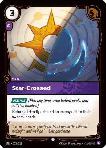 Star-Crossed (128/219) [Unleashed] - The Mythic Store | 24h Order Processing